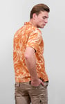 Revere Collar Short Sleeves Printed Shirt