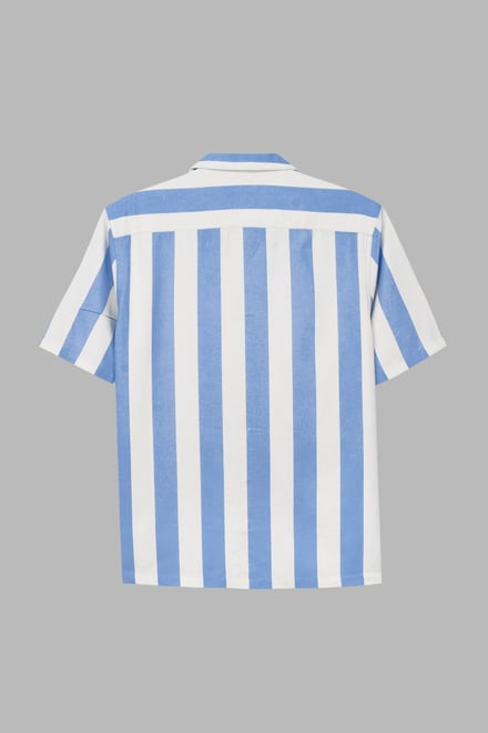 Revere Collar Short Sleeves Shirt