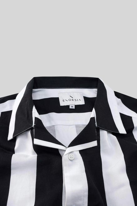 Revere Collar Short Sleeves Shirt