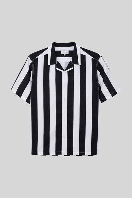 Revere Collar Short Sleeves Shirt