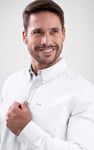 Mens Button Down Collar L/S Shirt