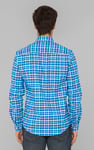 Men Button Down Collar Long Sleeve Shirt