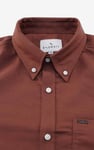 Men Button Down Collar Long Sleeve Shirt