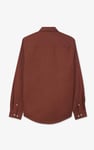 Men Button Down Collar Long Sleeve Shirt