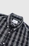 Men Button Down Collar Long Sleeve Shirt