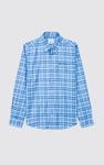 Men Button Down Collar Long Sleeve Shirt