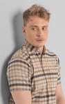 Mens Button Down SS Oxford Shirt