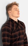 Mens Front Yoke LS Oxford Shirt