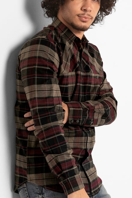 Mens Front Yoke LS Oxford Shirt