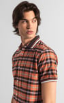 Mens Short Sleeve Shirt With Rib Collar