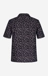 Pencilled Revere Collar Short Sleeve Shirt