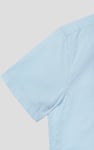 Regular Fit Cotton Linen Grandad Collar S/S  Shirt