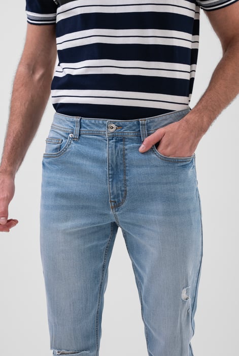 Light Blue Enorsia Authentic Skinny Fit Blue Jeans
