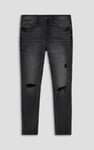 Enorsia Washed Black Skinny Fit Jeans