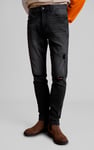 Enorsia Washed Black Skinny Fit Jeans