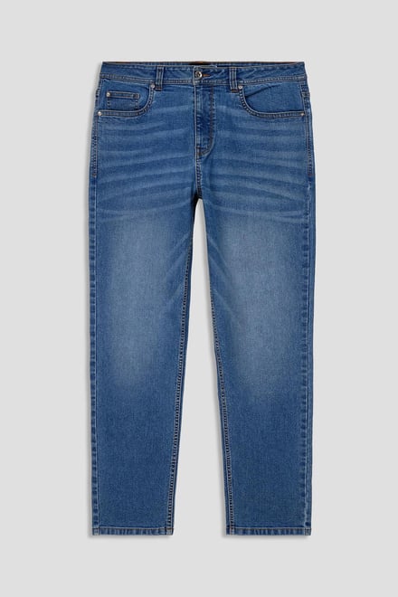 Mens Relaxed Straight Fit Jeans
