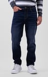 Mens Relaxed Straight Fit Jeans
