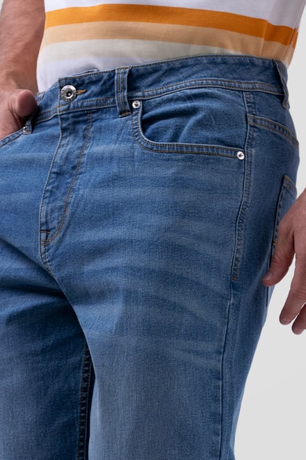 Mens Relaxed Straight Fit Jeans