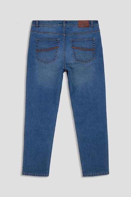 Mens Relaxed Straight Fit Jeans