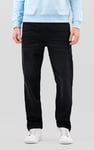 Enorsia Authentic Black Straight Fit Jeans
