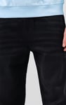 Enorsia Authentic Black Straight Fit Jeans