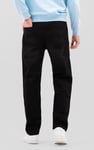 Enorsia Authentic Black Straight Fit Jeans