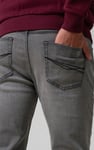 Mens Loose Fit Grey Jeans