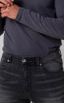 Regular Fit Distressed Stretch Denim Jeans