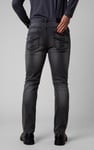 Regular Fit Distressed Stretch Denim Jeans