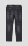 Regular Fit Distressed Stretch Denim Jeans
