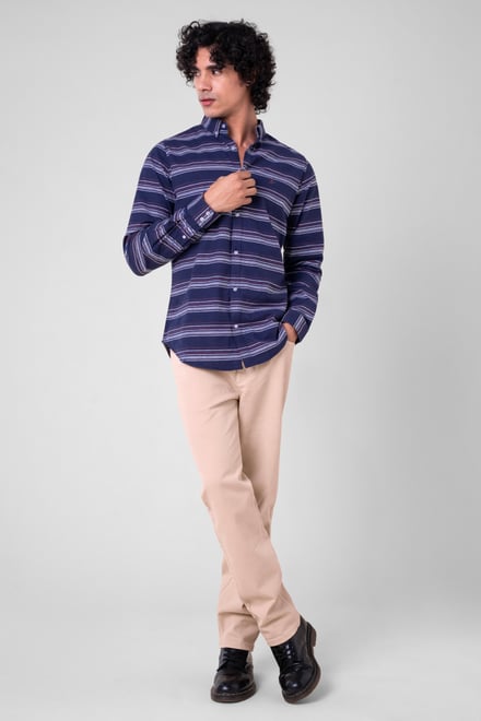 Mens Regular Fit Coloured Denim
