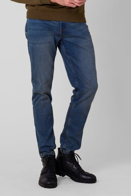 Mens Vintage Slim Fit Tapared Jeans