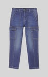 Mens Regular Fit Utility Jeans