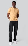 Mens Regular Fit Stretch Utility Jeans