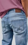 Mens Cotton Blend Slim Fit Jeans