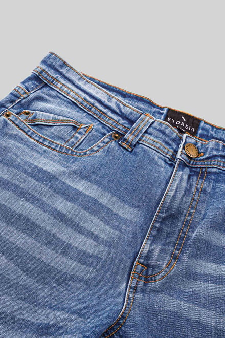 Mens Cotton Blend Slim Fit Jeans