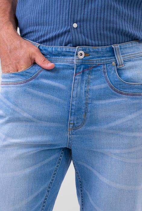 Light Blue Enorsia Authentic Straight Leg Jeans