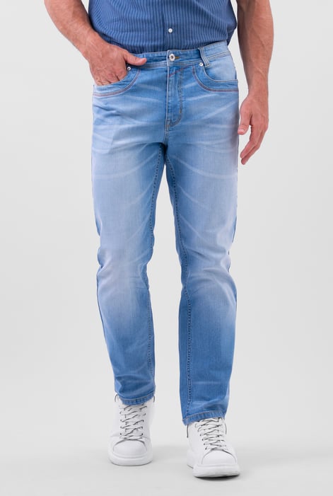 Mid Blue Enorsia Authentic Straight Leg Jeans