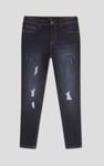 Mens Skinny Fit Distressed Denim Jeans
