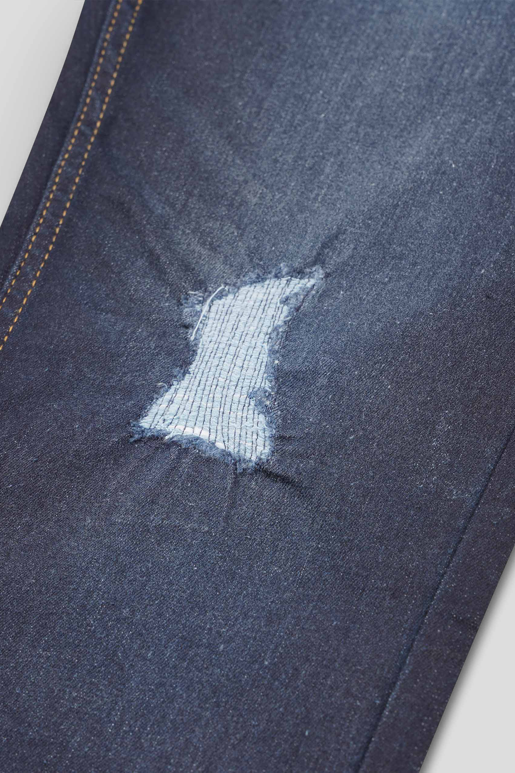 Mens Skinny Fit Distressed Denim Jeans