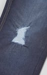 Mens Skinny Fit Distressed Denim Jeans
