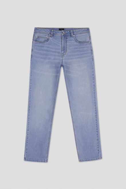 Mens Loose Fit Blue Jeans