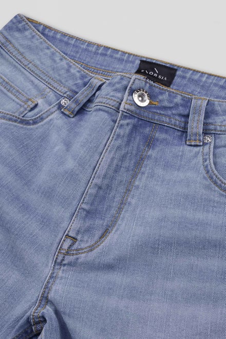 Mens Loose Fit Blue Jeans