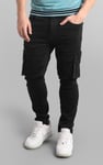 Mens Skinny Fit Cargo Jeans