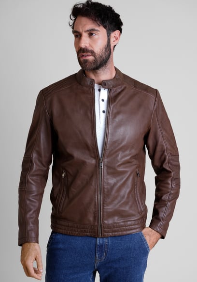 Mens Premium Biker Leather Jacket