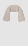 Mens Detachable Borg Collar Genuine Leather Jacket