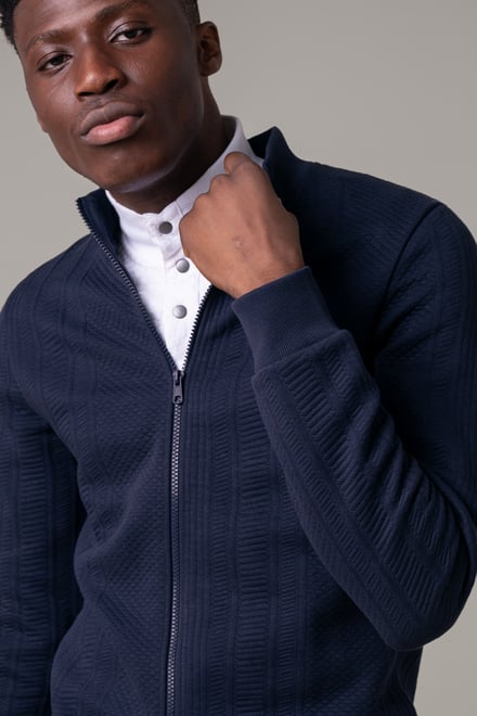 Mens Premium Texture Jersey Jacket