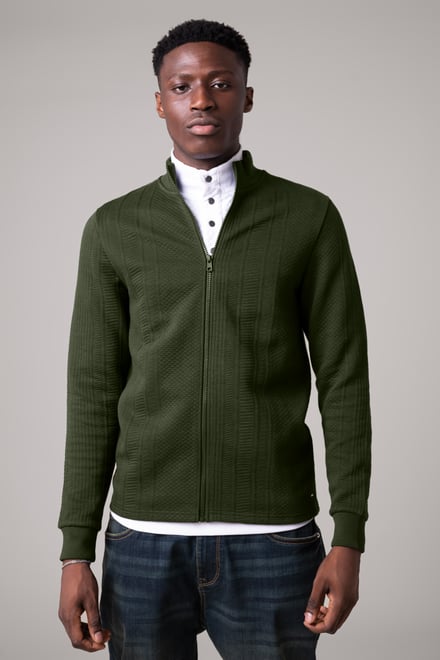 Mens Premium Texture Jersey Jacket