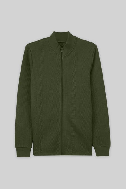 Mens Premium Texture Jersey Jacket