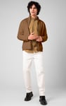 Mens Stretch Twill Harrington Jacket